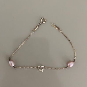 Tiffany & Co Elsa Peretti Bracelet w/ Pearls